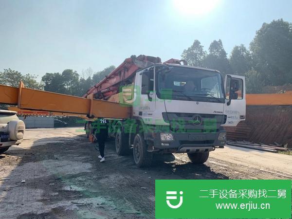 湖南出售二手14年三一奔馳國四62米泵車