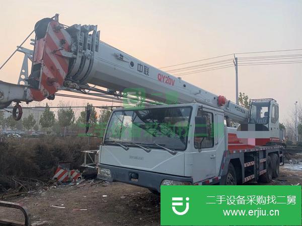 河北出售二手12年3月份中聯重科20噸汽車吊
