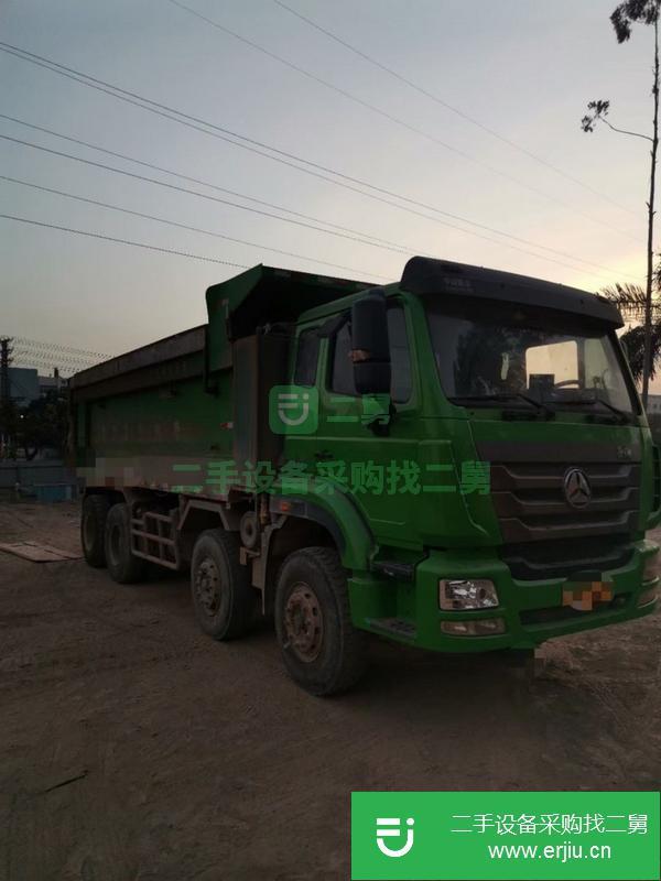 廣東出售二手重汽浩瀚前四后八自卸車