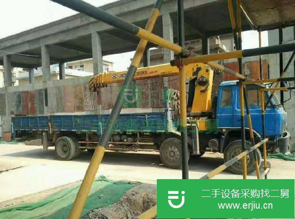 河南出售二手東風小三軸10噸隨車吊手續齊全