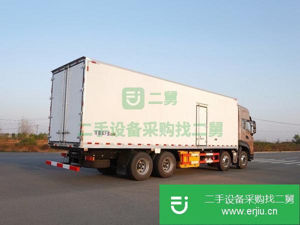 湖北出售二手東風(fēng)天龍9米6高頂雙臥465馬力冷藏車