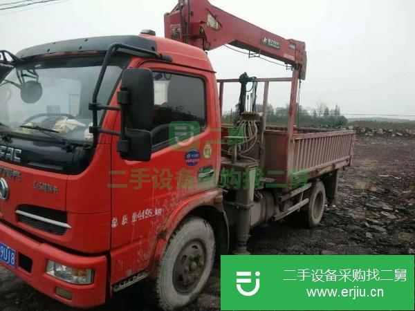 河北出售二手5噸隨車吊東風(fēng)國五車況好