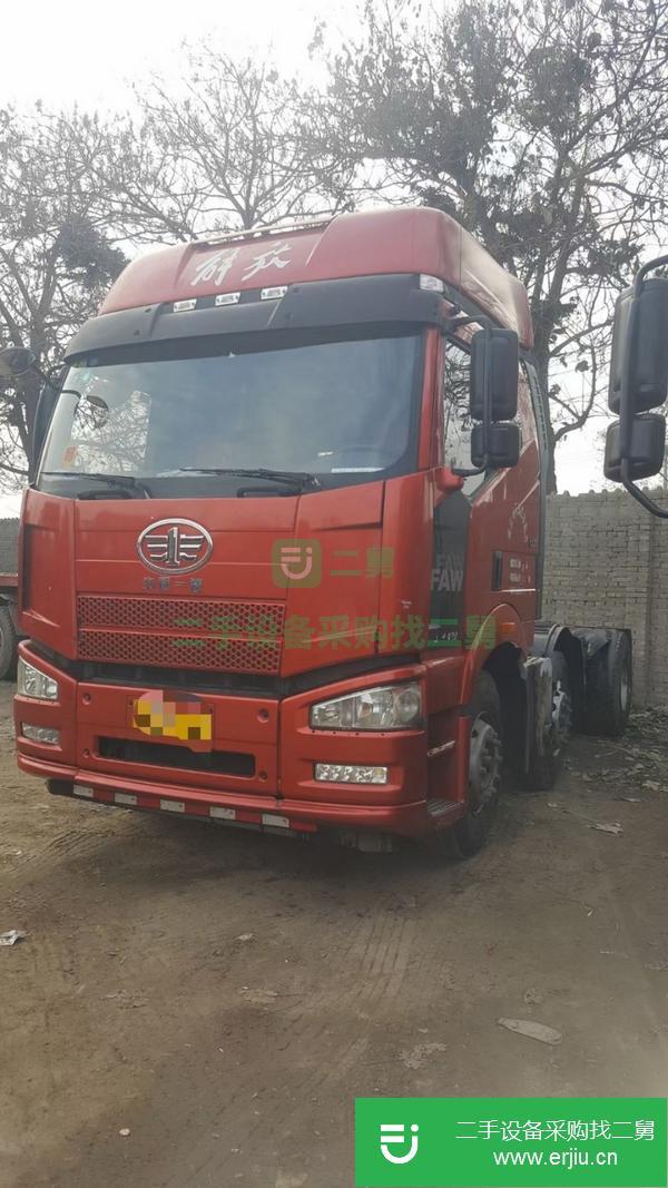 遼寧出售解放牽引車，420馬力單驅(qū)，全保險車況精品，帶獨立空調(diào)輪胎九成