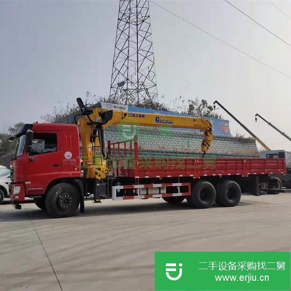 云南出售二手東風(fēng)后八輪12噸隨車(chē)吊