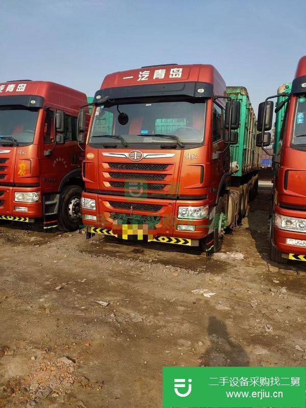 江蘇出售解放牽引車。400馬力手續(xù)在手