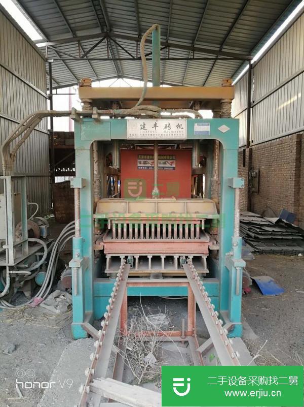 上海出售二手5型建豐半自動磚機