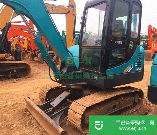 安徽出售二手山河60小型挖掘機(jī)