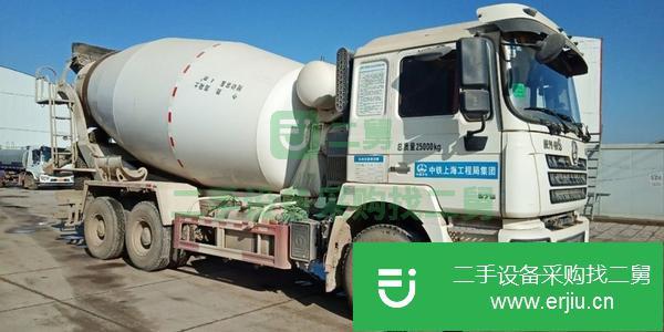 河北出售二手18年德龍大14方攪拌車