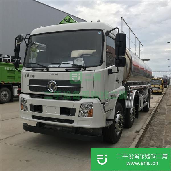 吉林出售二手國六天錦小三軸16噸油罐車