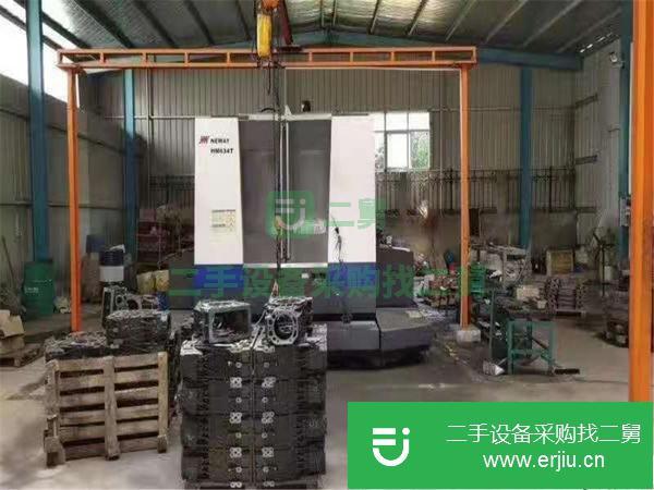 江蘇出售二手紐威HM634T臥式加工中心
