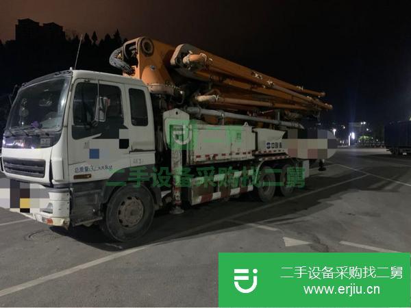 山西出售二手14年中聯五十鈴底盤47米泵車