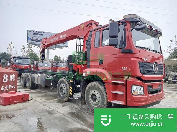 湖北出售二手陜汽德龍濰柴340馬力20噸6節臂隨車吊