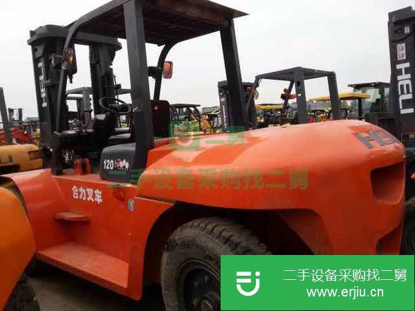 新疆出售二手合力10噸大叉車原裝機械