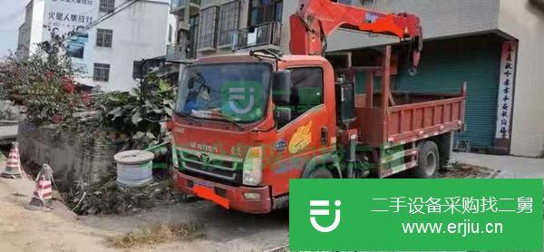 重慶出售二手19年藍牌5噸隨車吊