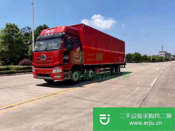 黑龍江出售二手國六解放前四后八20噸柴油運輸車
