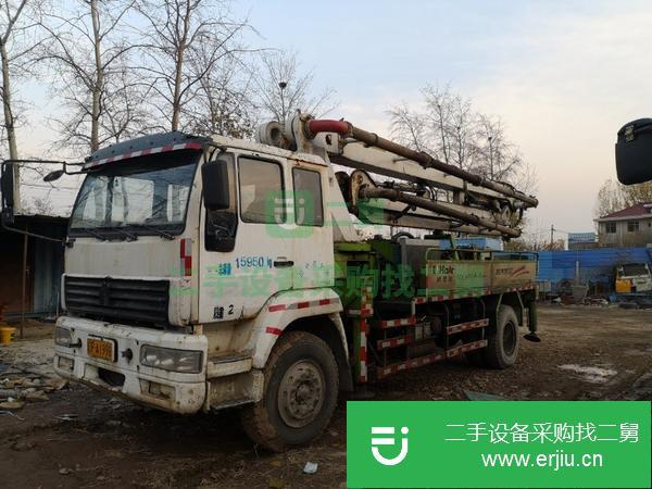 天津出售二手鴻得利24米泵車車況一般發動機好