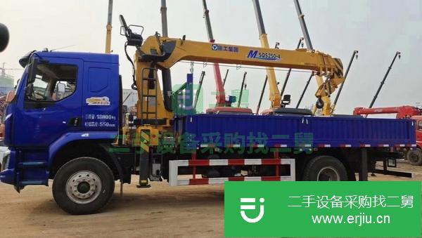 湖北出售二手柳汽乘龍單橋隨車吊配徐工10噸吊機