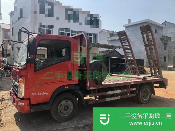 安徽出售二手藍牌豪曼平板運輸車