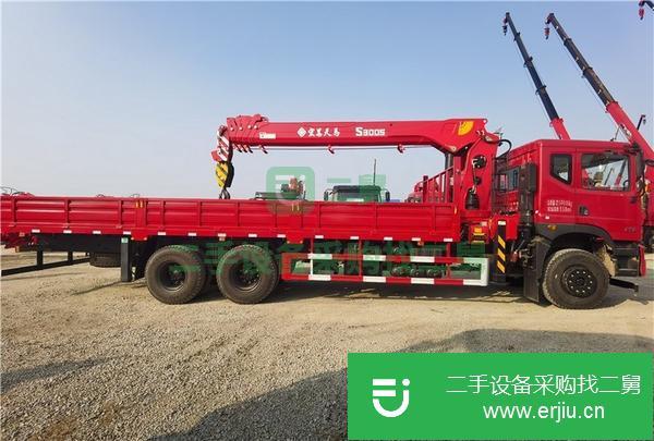 湖北出售二手東風華神T5后八輪宏昌天馬12噸隨車吊