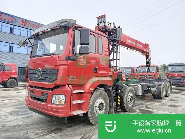 湖北出售二手陜汽德龍濰柴340馬力20噸6節臂隨車吊