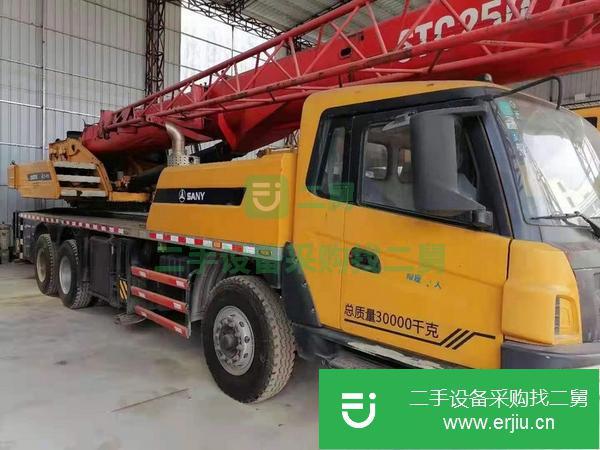 河北出售二手16年5月三一25噸四節臂汽車吊