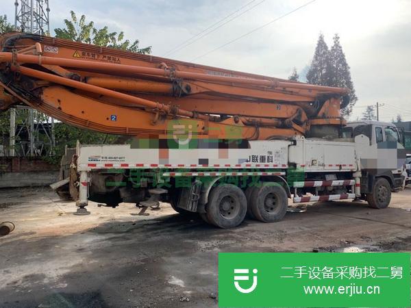 山西出售二手14年中聯五十鈴底盤47米泵車