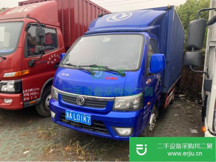 浙江出售二手東風途逸120馬力箱式貨車