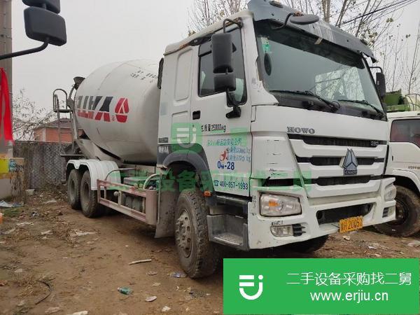 廣西出售二手國五排放豪沃大14方攪拌車