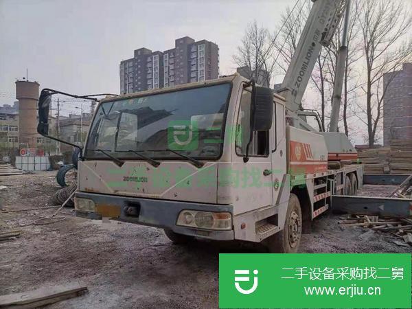 河北出售二手09年10月中聯25噸V5汽車吊