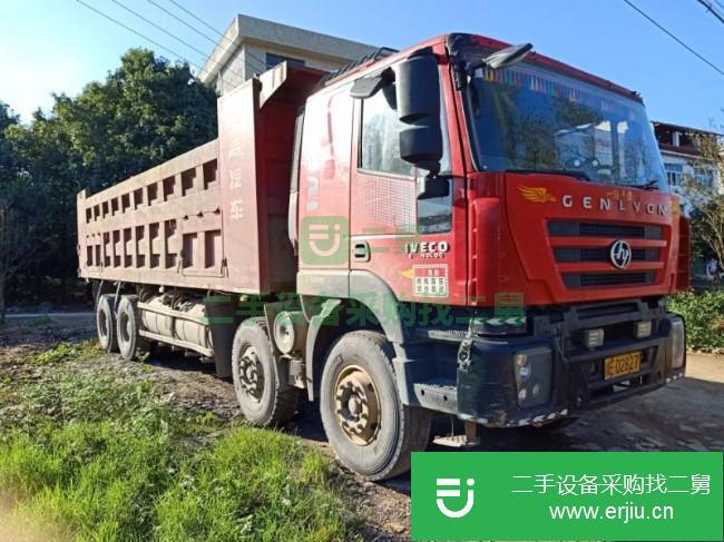 湖南出售二手上汽紅巖前四后八自卸車
