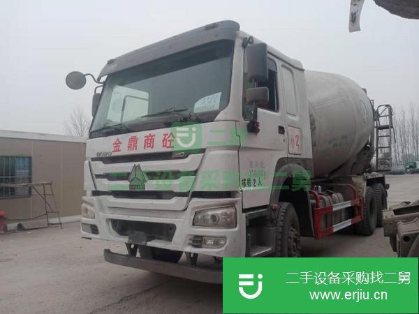 廣西出售二手國五排放豪沃大14方攪拌車