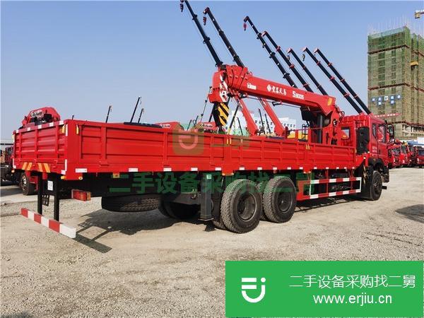 湖北出售二手東風華神T5后八輪宏昌天馬12噸隨車吊