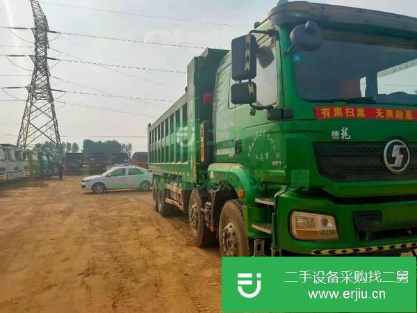 山東出售二手19年6月德龍濰柴7米2國五自卸車