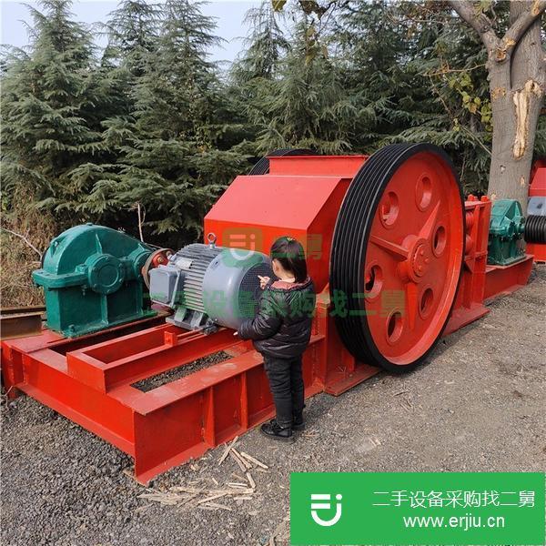 河南出售二手高效對輥破碎機