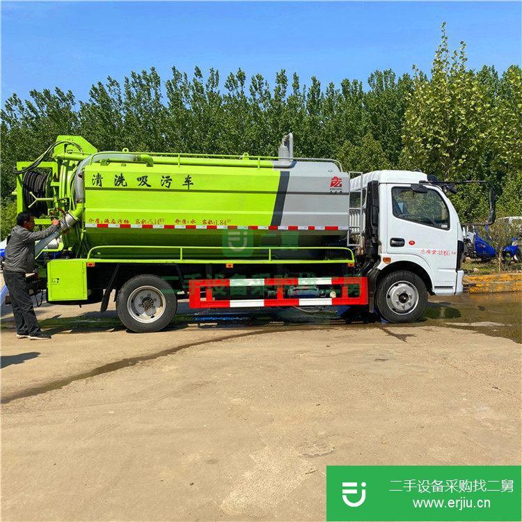 山東出售二手東風(fēng)大型高壓清洗吸污車(chē)