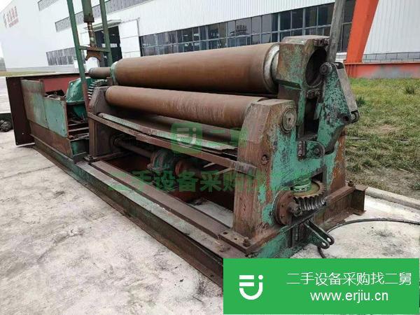 浙江出售二手實(shí)心軸25x2500卷板機(jī)