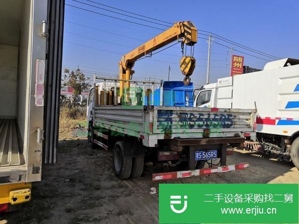 湖北出售二手19年東風底盤上裝福曼3.2噸隨車吊