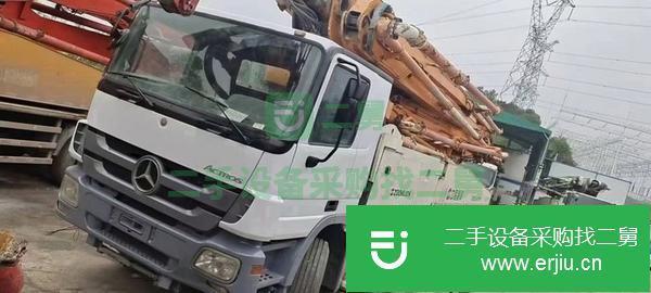 湖南出售二手13年12月中聯奔馳56米泵車