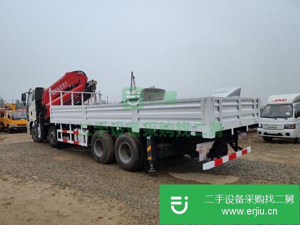 北京出售二手解放J6國(guó)六前四后八隨車吊