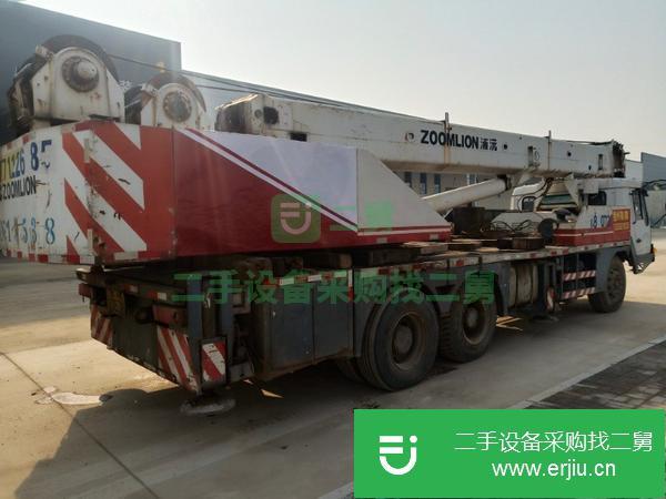 山東出售二手08年6月國二中聯(lián)五節(jié)臂汽車吊