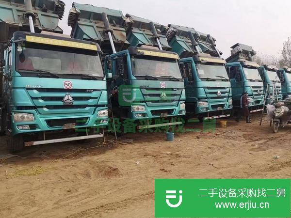 山東出售二手豪沃環保型后八輪自卸車