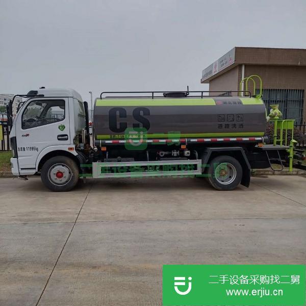 廣東出售二手東風多利卡9噸灑水車玉柴165馬力,萬里揚6檔變速箱