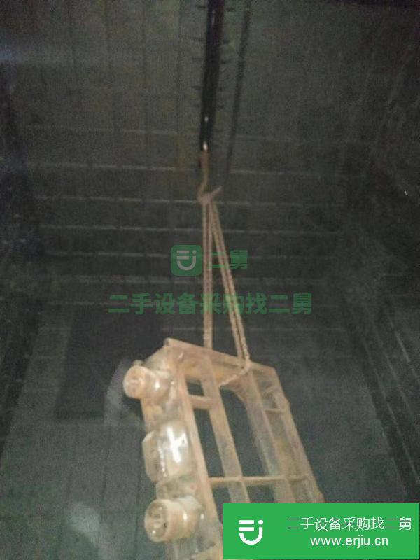 河北出售二手吊鉤式拋丸機寬三米五，高四米五，全護板
