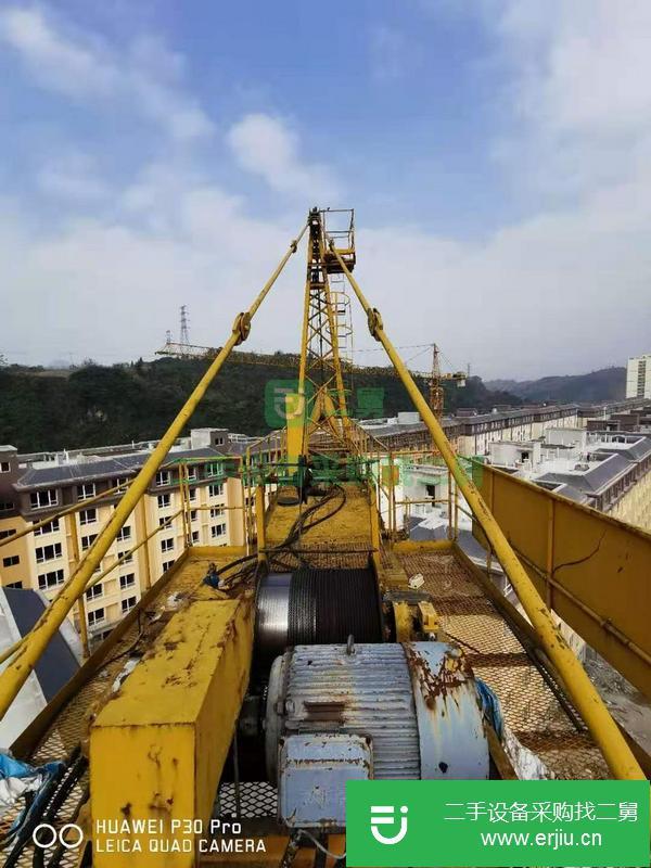 貴州出售二手江漢6013塔吊包上車