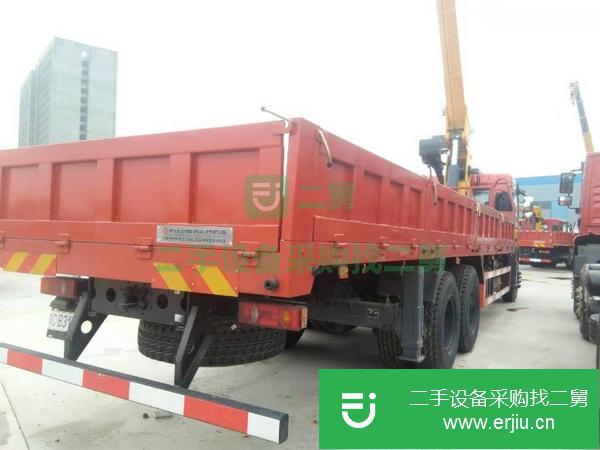 吉林出售二手東風天龍前四后八12噸隨車吊