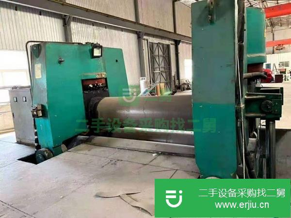 山東出售二手100x2500液壓上棍萬能卷板機