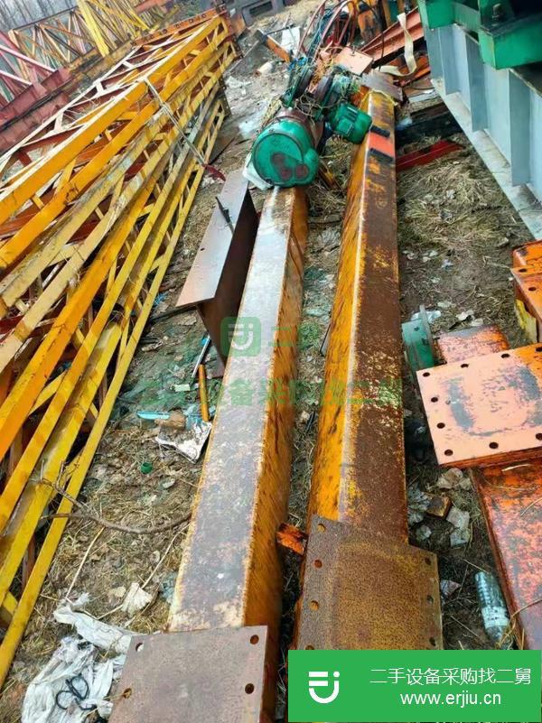 河北出售二手5噸跨度17米電動單梁門式起重機