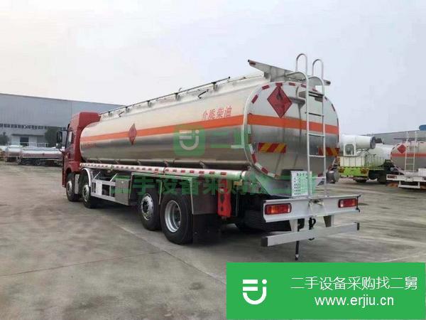 江蘇出售二手解放前四后六鋁合金油罐車