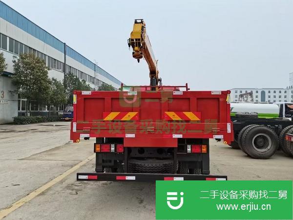 湖北出售二手豪曼170馬力隨車吊 上裝徐工5噸四節吊機