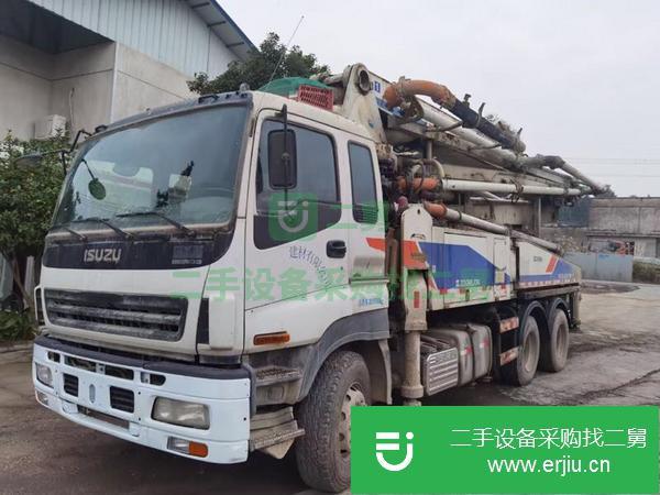 湖南出售二手中聯叉腿38米泵車 車況良好手續齊全包過戶